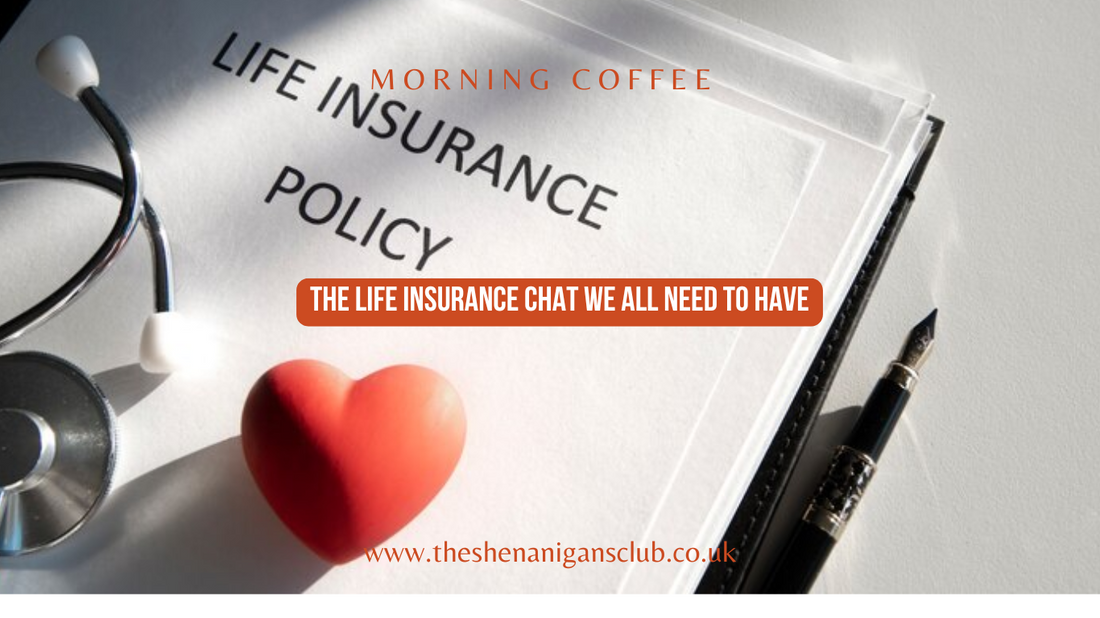Close-up of a life insurance policy document with a pen on a desk.